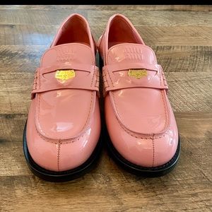 AUTHENTIC PINK MIU MIU PENNY LOAFERS New condition. Never worn.